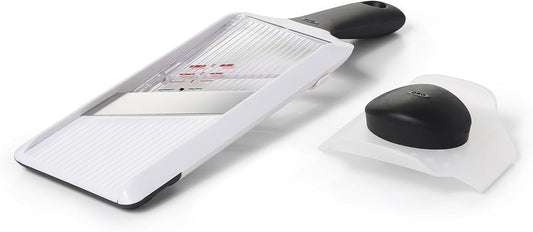 OXO Good Grips Handheld Mandoline Slicer for Kitchen, Adjustable Vegetable Slicer