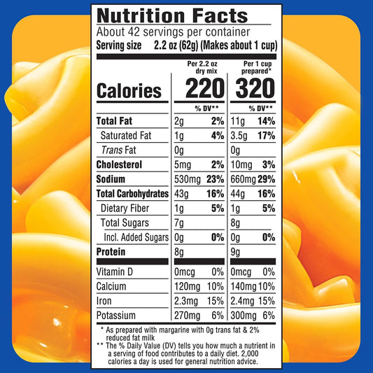 Kraft Mac and Cheese, 12 Boxes, for Easy Dinner or Dinner Sides, Original Flavor, No Artificial Flavors, Preservatives or Dyes, 7.25 oz