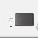 GoodCook Everyday Nonstick Carbon Steel Baking Sheet Set, 3 Pack – Small 13” x 9”, Medium 15” x 10”, Large 17” x 11” – Carbon Steel Cooking Pans, Cookie Sheet Bakeware Set
