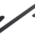 Sattiyrch 15" Wreath Hanger for Front Door,Sturdy Steel Wreath Door Hanger,Over The Door Hanger Hook (Black,1)