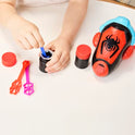 Spidey and his Amazing Friends Marvel Water-Webs Miles “Spin” Morales Electronic Bubble Slinger Role Play Set with Mask, Super Hero Toys for Kids, Ages 3+ ( Exclusive)