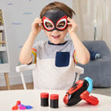 Spidey and his Amazing Friends Marvel Water-Webs Miles “Spin” Morales Electronic Bubble Slinger Role Play Set with Mask, Super Hero Toys for Kids, Ages 3+ ( Exclusive)
