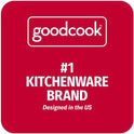 Good Cook Can Opener, Safe Cut Manual Can Opener, no Sharp Can Edges, Black