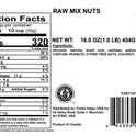 Yupik Raw Mix Nuts, 1 lb, Premium Natural Mixed Nuts with Almonds, Walnuts, Pistachios, Cashews, and Brazil Nuts, Healthy Snack,Brown, Pack of 1