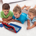 LEXiBOOK Spider-Man - Educational and Bilingual Laptop Spanish/English - Toy for Child Kid (Boys & Girls) 124 Activities, Learn Play Games and Music with Spiderman - Red/Blue JC598SPi2