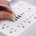 Surge Protector Power Strip,17-in-1, 11 AC Outlets with 4 USB & 2 Type-C Ports, 12-Inch Cord, White, This Compact Powerhouse Delivers Comprehensive Charging Solutions for All Your Devices.