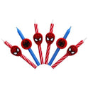 Marvel’s Spider-Man™ Birthday Cake Candles | 6 Birthday Candles for Cake Decorations, Red & Blue Candles, Cake Toppers for Spiderman Party