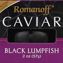 Romanoff Caviar Black Lumpfish, 2 oz, Whole