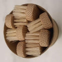 Gaia Guy Natural Bristle Bamboo Toothbrush (NO Nylon - Boar Hair ONLY) - Totally Compostable & Biodegradable Boar Bristle and Bamboo Toothbrushes - Zero Waste - 6-Pack