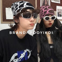 Pooyikoi Y2K Gothic Spider Pattern Wool Acrylic Knitted Hat Women Beanie Winter Warm Beanies Men Casual Skullies Outdoor