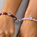 Spider Friendship Bracelets for 2 Matching Bracelets for Couples Best Friends Matching Spider Bracelet for BFF Friendship Jewelry Gifts for Bestie GF BF