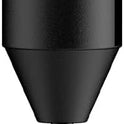 Bonsenkitchen Powerful Milk Frother for Coffee, Fast Handheld Drink Mixer with Stainless Steel Whisk, Battery Operated Hand Frother Stirrer Wand-Black