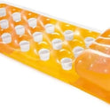 INTEX 18-Pocket Inflatable Pool Float Lounger with Pillow – 74" x 28" Raft for Adults – Suntanner Swimming Mat, Assorted Colors