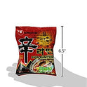 Nongshim Ramen Noodles, Gourmet Instant Ramen, Premium Microwavable Noodle Soup, Spicy Shin, Family Pack, 4.23 Ounce (Pack of 20)