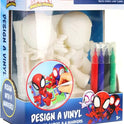 Marvel Spidey Design A Vinyl – Marvel Spidey and His Amazing Friends DIY Coloring Toy – Washable Markers and Vinyl Figures Included – Creative Craft Kit for Kids Ages 4+