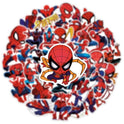 50pcs Spiderman Stickers for Water Bottle, Cool SuperHero Movie Waterproof Vinyl Decal for Kids Teen Adult Laptop Skateboard Phone Travel Case Bike Guitar Computer