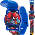 Marvel Spider-Man Kids Watches – Digital Display, Interactive Features, Adjustable Strap, Vibrant Spider-Man Graphics, Durable for Active Kids
