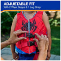 SwimWays Marvel Swim Trainer Life Jacket, US Coast Guard Approved Swim Vest, Pool Floats & Life Jackets for Kids 33-55 lbs, Spider-Man