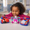 Marvel Spidey and his Amazing Friends Action Figure and Toy Vehicle 3 Pack, 3 Poseable 3-Inch Figures, 3 Vehicles, 3 Accessories, Super Hero Toys, 3+