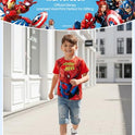 Disney Marvel Birthday Shirt for Boys and Girls 2-9 Years | Cotton Toddler Short Sleeve Graphic Tee | Kids Summer Clothes
