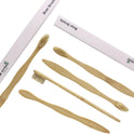 Bamboo Toothbrush Boar Bristles 100% Biodegradable and Natural 8 Pieces of One Pack