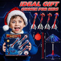 Spider Rocket Launcher for Kids, 4 Rockets with Web Air Pump, Stomping Launch Toys, Outdoor Spider Toys Gifts for 3-10 Year Old Boys & Girls
