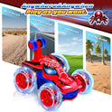 Kids Toys Spider RC Car for Boys 4-7 - Cool Spider Monster Remote Control Crawler Toy 360° Flip Fast Stunt & 4WD Light Up Wheel - Fun Boy Gift Idea for Birthday Chirstmas Stuff Age 3 4 5 6 7 8