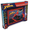 LEXiBOOK Spider-Man - Educational and Bilingual Laptop Spanish/English - Toy for Child Kid (Boys & Girls) 124 Activities, Learn Play Games and Music with Spiderman - Red/Blue JC598SPi2