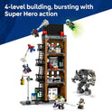 LEGO Marvel Spider-Man vs. Mysterio: The Daily Bugle Building Toy - Pretend Play Set with 7 Minifigures & Rhino Mech - Super Hero Toy for Boys & Girls, Ages 10+ - Gift Idea for Birthdays - 76342