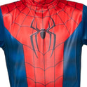 MARVEL Spider-Man Official Youth Halloween Costume - Premium Printed Jumpsuit with Pull On Fabric Mask