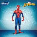 Marvel Spider-Man Official Youth Deluxe Zentai Costume - Deluxe Two-Way Stretch Spandex with Invisible Zippers and Wrist Openings for Added Convenience (M)
