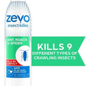 Zevo Roach Killer Ant, Roach, Spider Insect Spray (10 oz) | Indoor Outdoor Use | Instant Action | Pet People Friendly Safe (2)
