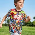 Disney Princess Frozen Marvel Stitch Minnie Mickey Star Wars Girls/Boys Athletic Shirts UV Quick Dry Graphic T-Shirt 2-9 Year