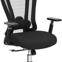 Farini Office Chair Ergonomic Desk Chair, High Back Computer Chair with Wheels, Home Sutdy Chair for Heavy People, Office Chair Adjustable Seat Depth, 3D Armrests and Adjustable Headrest, Black