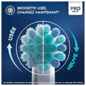 Oral-B Pro Kids Electric Toothbrush Head, with Spiderman Characters, Extra Soft Bristles, for Ages 3+, Pack of 4 Toothbrush Heads, White