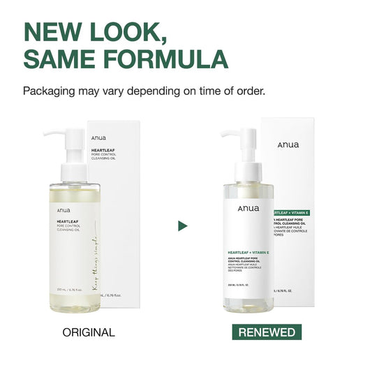 Anua Heartleaf Pore Control Cleansing Oil, Makeup Remover, Korean Skincare 6.76oz - Cart Shape