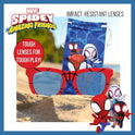 ARKAID Marvel Spidey and Friends Sunglasses Stylish, Comfortable & Durable UV-Protective Boys Spider-Man Glasses With Soft Carrying Case - Officially-Licensed Spiderman Gifts for Boys