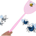 Fly Swatter, Strong Flexible Manual Swat Set Pest Control, Assorted Colors (3 Pack)
