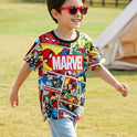 Disney Princess Frozen Marvel Stitch Minnie Mickey Star Wars Girls/Boys Athletic Shirts UV Quick Dry Graphic T-Shirt 2-9 Year