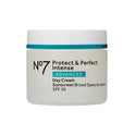 No7 Protect & Perfect Intense Advanced Face Cream - Hydrating Face Moisturizer with SPF - Formulated with Hyaluronic Acid & Collagen Peptide Technology to Help Reduce Fine Lines & Wrinkles (1.69 Oz)