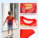 Disney Marvel Birthday Shirt for Boys and Girls 2-9 Years | Cotton Toddler Short Sleeve Graphic Tee | Kids Summer Clothes