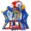 Spidey and His Amazing Friends Web-Spinners Web-Quarters, Kids Playset with Action Figure, Vehicle, and Accessories, Marvel Super Hero Toys, Ages 3 and Up, Large
