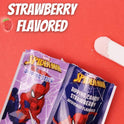 Spiderman Candy Dipping Sticks Strawberry Flavored Powder, Birthday Party Treats, 20 Pouches