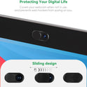 CloudValley Webcam Cover Slide[2-Pack], 0.023 Inch Ultra-Thin Metal Web Camera Cover for Macbook Pro, iMac, Laptop, PC, iPad Pro, iPhone 8/7/6 Plus, Protect Your Visual Privacy [Black]