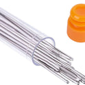23 PCS Large Eye Sewing Needles, 2.36in Sewing Sharp Needles, Leather Embroidery Thread Needle, Stainless Steel Yarn Knitting Needle with a 3.3in Plastic Bottle