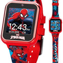 Accutime Marvel Spider-Man Red Educational Touchscreen Smart Watch Toy for Boys, Girls, Toddlers - Selfie Cam, Learning Games, Alarm, Calculator, Pedometer, and More (Model: SPD4588AZ)