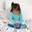 Melissa & Doug K's Kids Itsy-Bitsy Spider 8-Page Soft Activity Book for Babies and Toddlers - Cloth Baby Book And Sensory Toy With Textures To Grasp And Pages To Play Peekaboo, Ages 1 Month+