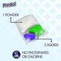 Presto! Triple Action Dishwasher Pacs, Anti-spotting, Fresh Scent, 70 Count