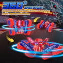 Spider Remote Control Cars for Boys 4-7, 360° Spinning RC Stunt Car with 2 Batteries Cool Lights Toys Birthday Gift for Boys 4 5 6 7 8 9 10 11 12 Year Old