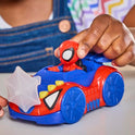 Marvel Spidey and his Amazing Friends Action Figure and Toy Vehicle 3 Pack, 3 Poseable 3-Inch Figures, 3 Vehicles, 3 Accessories, Super Hero Toys, 3+